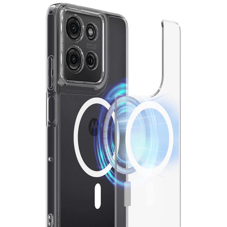 EIDERWOOD Motorola Moto G75 (5G) Flexible Plastic Case - MagSafe Compatible - Transparent