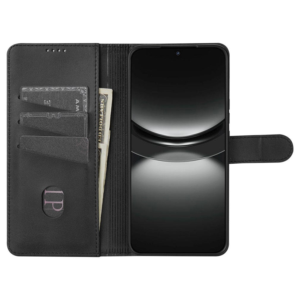 EIDERWOOD Xiaomi Poco X7 Pro Faux Leather Flip Case with Cardholder & Stand Function - Black