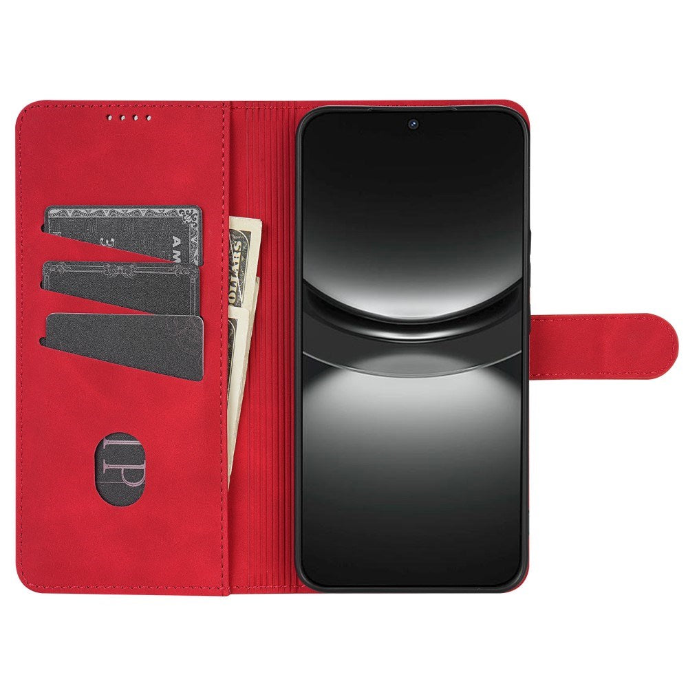 EIDERWOOD Xiaomi Poco X7 Pro Faux Leather Flip Case with Cardholder & Stand Function - Red