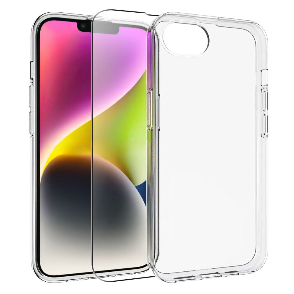 EIDERWOOD iPhone 16e Flexible Plastic Case with Extra Protection - Transparent