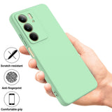 EIDERWOOD Realme C75 Liquid Silicone Case w. Strap - Green