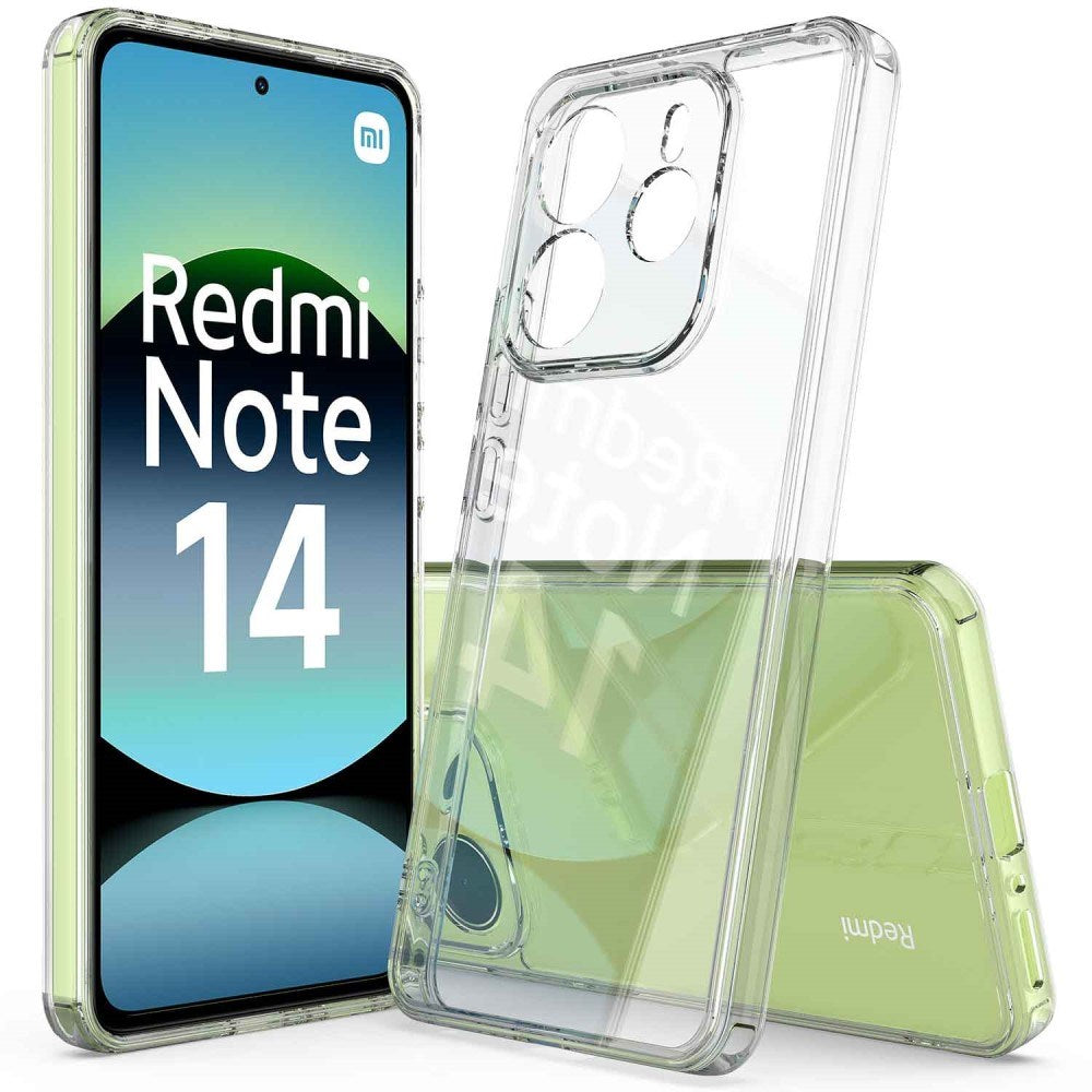 EIDERWOOD Xiaomi Redmi Note 14 (4G) Flexible Plastic Case - Transparent