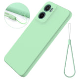EIDERWOOD Motorola Moto G05 / E15 Liquid Silicone Case w. Strap - Green