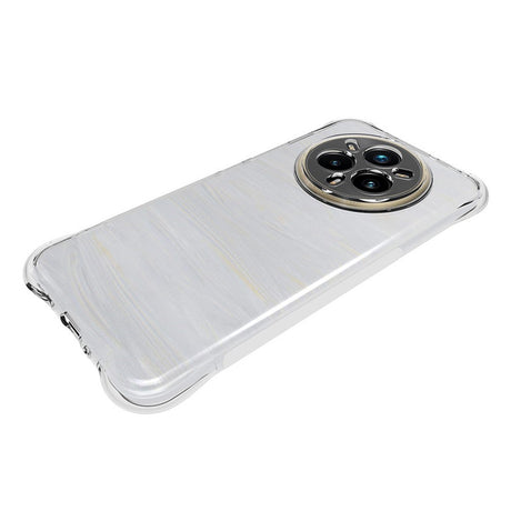 Realme 14 Pro+ (5G) EIDERWOOD Plastic Case with Shock Absorbing Corners - Transparent