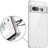 Google Pixel 7 Pro Flexible TPU Plastic Case - Transparent