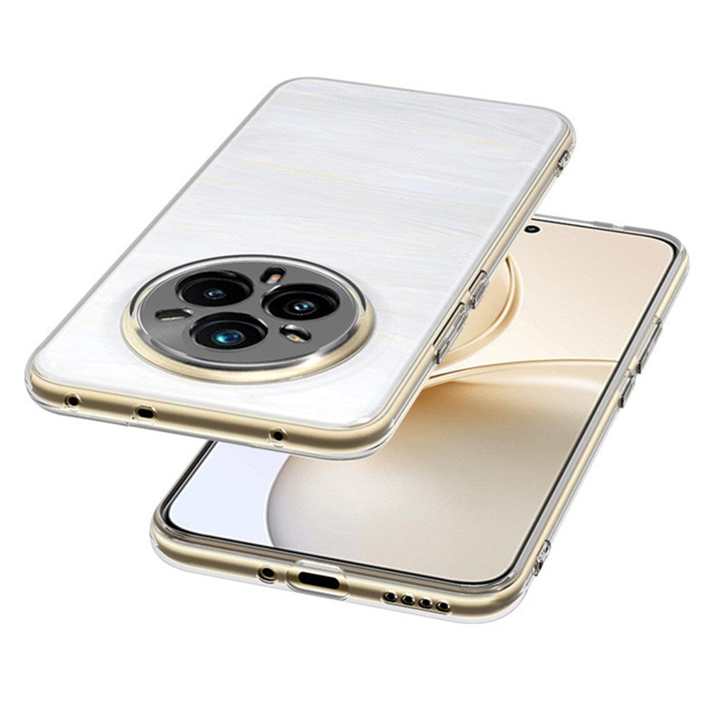 Realme 14 Pro+ (5G) EIDERWOOD Flexible Plastic Back Case – Transparent