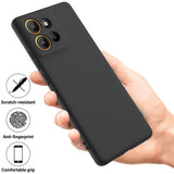 EIDERWOOD Motorola Moto G15 Power Lined Silicone Case with Strap - Black