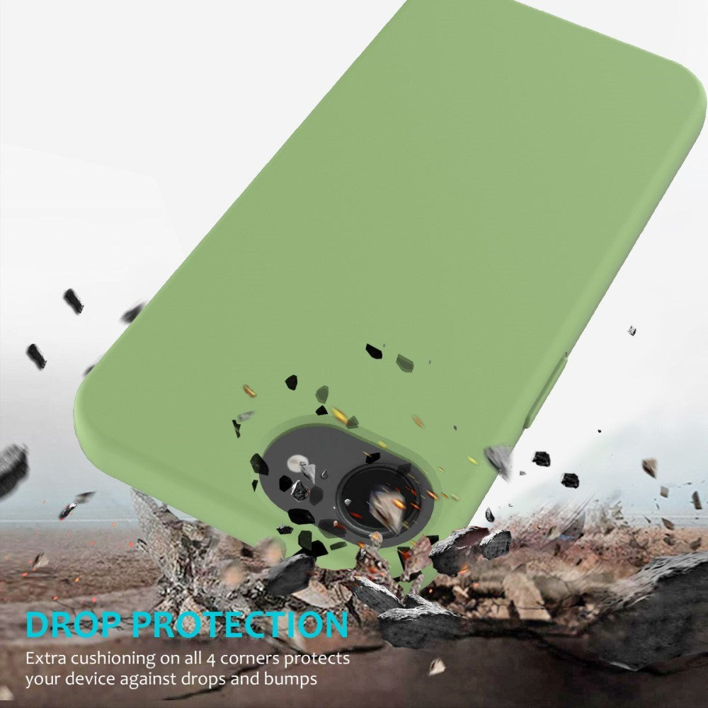EIDERWOOD iPhone 16e Lined Silicone Case - Green