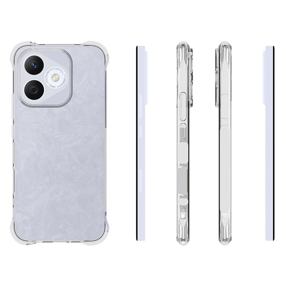 EIDERWOOD Honor 400 Lite Plastic Case with Shock Absorbing Corners - Transparent