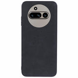 EIDERWOOD Nothing Phone (3a) Faux Leather Coated Plastic Case - Black