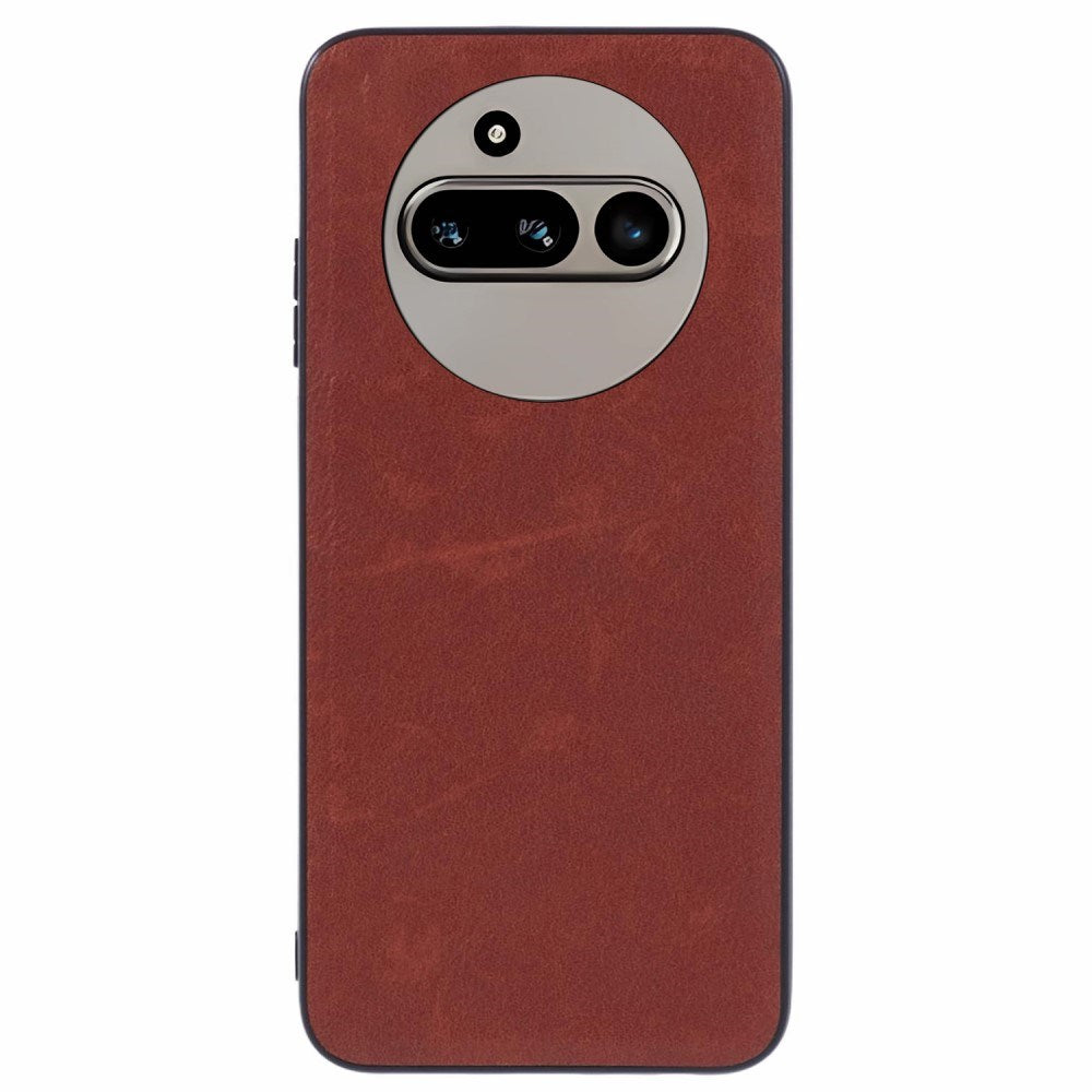EIDERWOOD Nothing Phone (3a) Faux Leather Coated Plastic Case - Brown