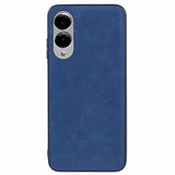 EIDERWOOD Samsung Galaxy S25 Edge Faux Leather Coated Plastic Case - Blue