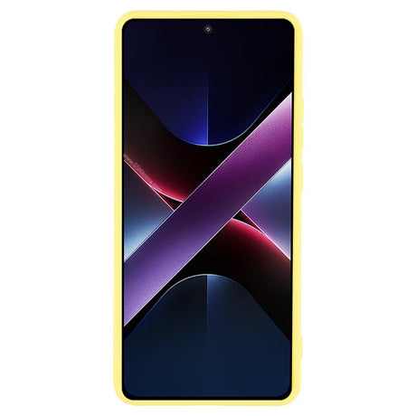 EIDERWOOD Xiaomi Poco X7 Pro Lined Flexible Plastic Case - Yellow