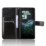 EIDERWOOD Asus ROG Phone 9 (5G) / 9 Pro (5G) Faux Leather Flip Case with Cardholder & Stand Function - Black