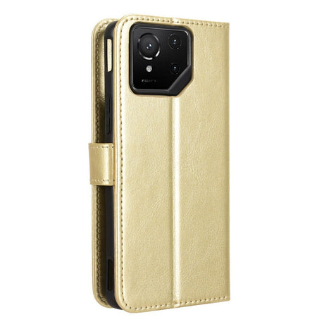 EIDERWOOD Asus ROG Phone 9 (5G) / 9 Pro (5G) Faux Leather Flip Case with Cardholder & Stand Function - Gold