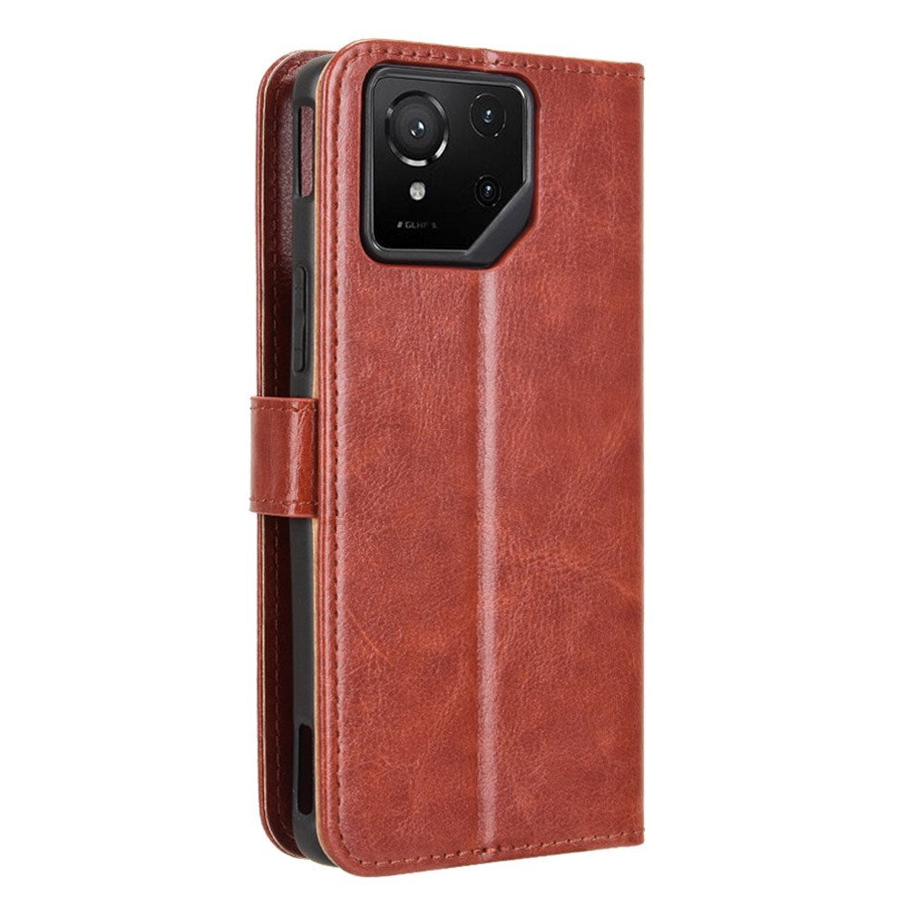 EIDERWOOD Asus ROG Phone 9 (5G) / 9 Pro (5G) Faux Leather Flip Case with Cardholder & Stand Function - Brown