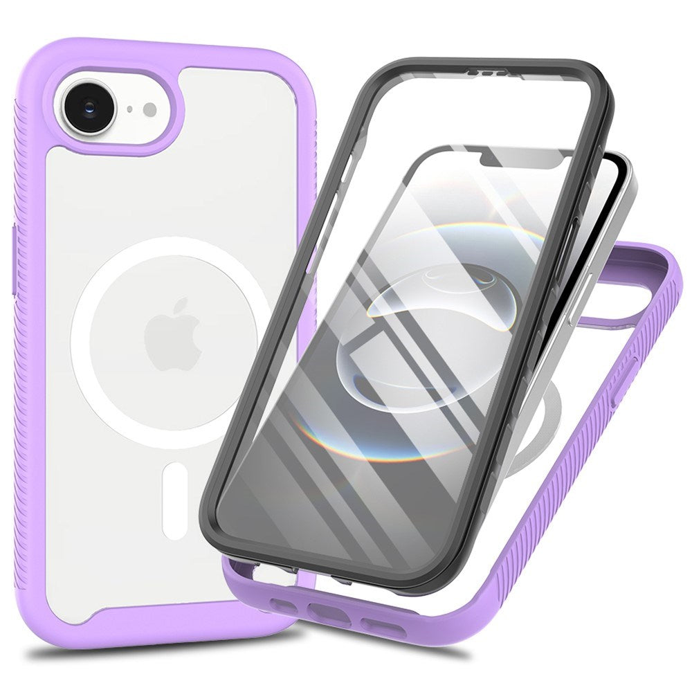 EIDERWOOD iPhone 17e / 16e 2-in-1 Case with Built-in Screen Protector - Purple