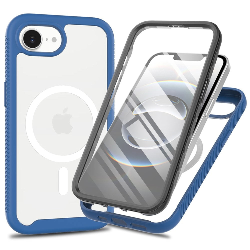 EIDERWOOD iPhone 17e / 16e 2-in-1 Case with Built-in Screen Protector - Dark Blue