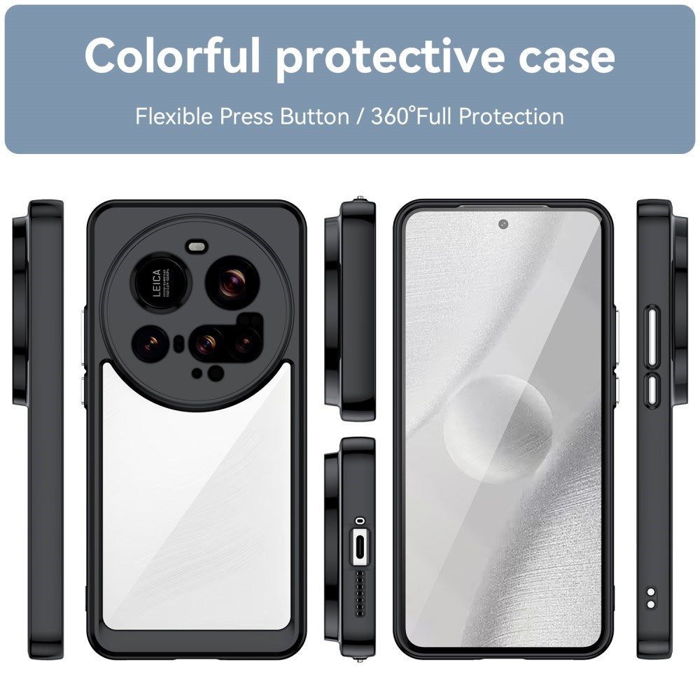EIDERWOOD Xiaomi 15 Ultra Hybrid Plastic Case - Transparent / Black