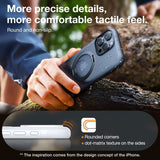 TORRAS iPhone 16e Hybrid Plastic Case with Kickstand - MagSafe Compatible - Black