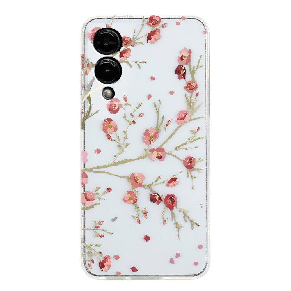 EIDERWOOD Samsung Galaxy S25 Edge Flexible Plastic Case with Motif - Transparent / Flowers