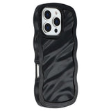 iPhone 16 Pro Max EIDERWOOD Hybrid Plastic Wavy Case – Black
