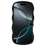 iPhone 16 Pro Max EIDERWOOD Hybrid Plastic Wavy Case – Black