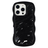 iPhone 16 Pro Max EIDERWOOD Hybrid Plastic Wavy Case – Black
