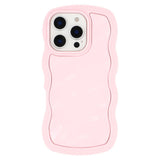 iPhone 16 Pro Max EIDERWOOD Hybrid Plastic Wavy Case – Pink