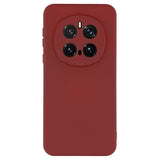 EIDERWOOD Honor Magic7 Pro Lined Flexible Plastic Case - Dark Red
