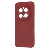 EIDERWOOD Honor Magic7 Pro Lined Flexible Plastic Case - Dark Red