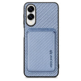 EIDERWOOD Samsung Galaxy S25 Edge Case with Removable Card Holder - Blue
