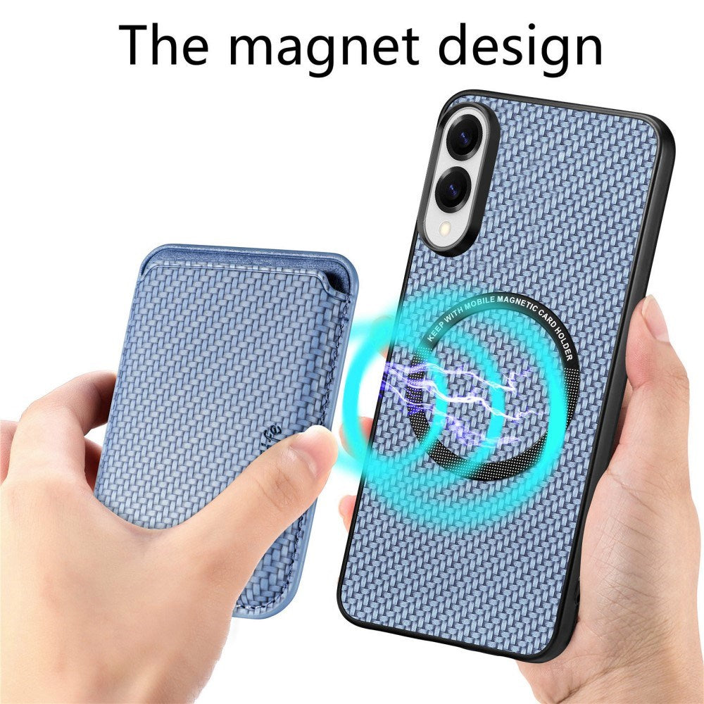 EIDERWOOD Samsung Galaxy S25 Edge Case with Removable Card Holder - Blue