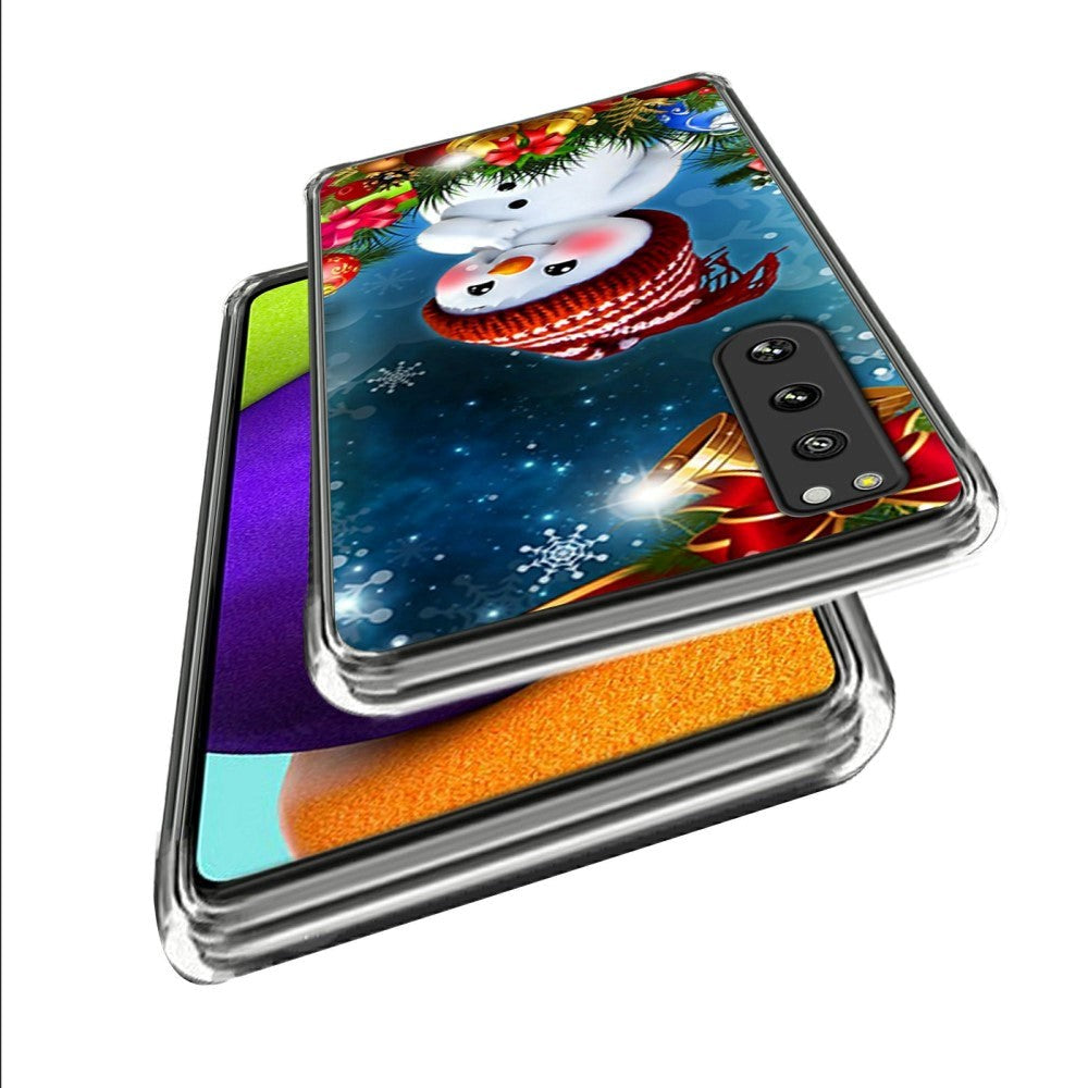 Sony Xperia 5 IV Flexible Plastic Christmas Case - Cute Snowman