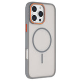 EIDERWOOD iPhone 16 Pro Max Matte Hybrid Plastic Case - MagSafe Compatible - Grey