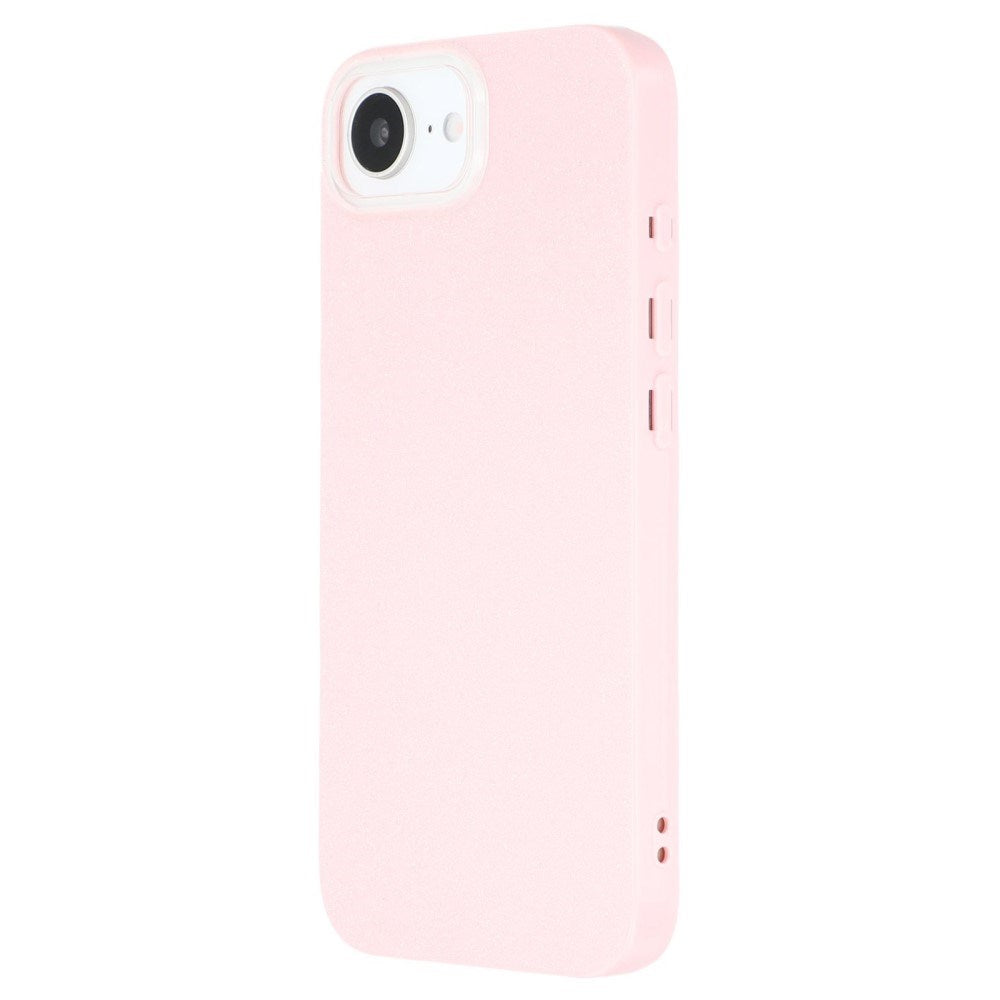 EIDERWOOD IPhone 16e Flexible Plastic Case with Glitter - Pink