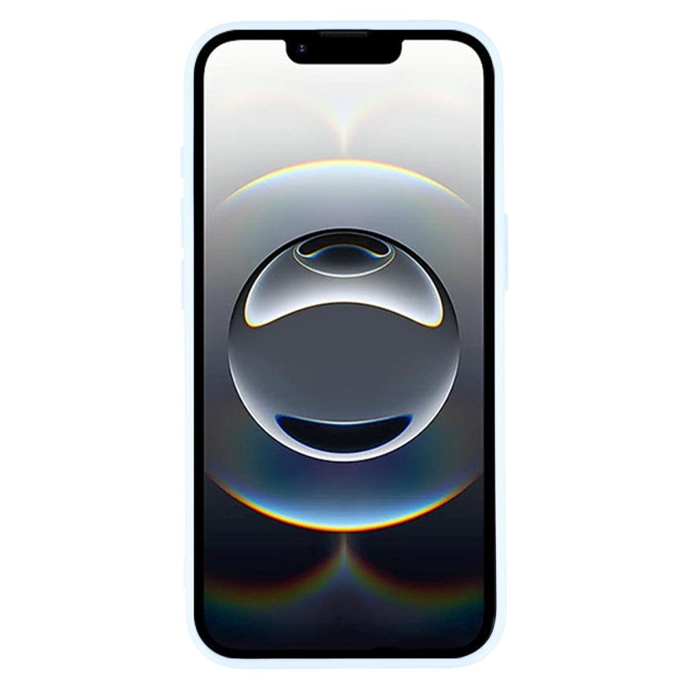 EIDERWOOD IPhone 16e Flexible Plastic Case with Glitter - Light Blue