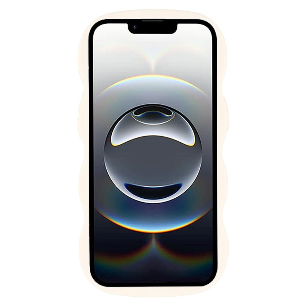 iPhone 16e EIDERWOOD Flexible Plastic Wavy Case - White