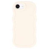 iPhone 16e EIDERWOOD Flexible Plastic Wavy Case - White