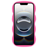 iPhone 16e EIDERWOOD Flexible Plastic Wavy Case - Pink