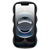 iPhone 16e EIDERWOOD Flexible Plastic Wavy Case - Black