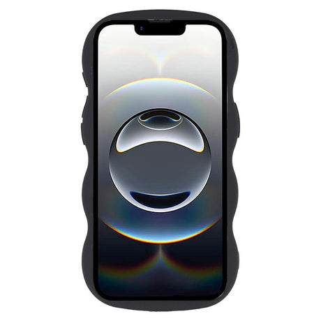 iPhone 16e EIDERWOOD Flexible Plastic Wavy Case - Black