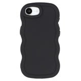 iPhone 16e EIDERWOOD Flexible Plastic Wavy Case - Black