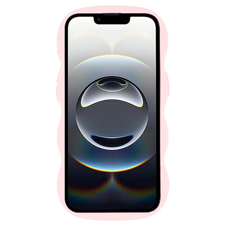 iPhone 16e EIDERWOOD Flexible Plastic Wavy Case - Light Pink