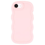 iPhone 16e EIDERWOOD Flexible Plastic Wavy Case - Light Pink