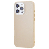 EIDERWOOD IPhone 16 Pro Flexible Plastic Case with Glitter - Beige