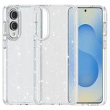 EIDERWOOD Samsung Galaxy S25 Edge Hybrid Glitter Cover - Transparent