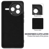 Xiaomi Poco F7 Pro EIDERWOOD Silicone Case with Strap - Black