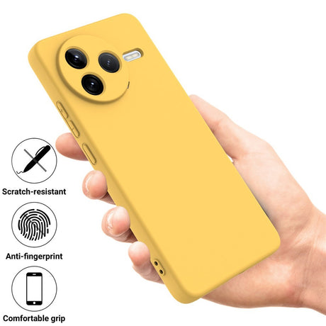 Xiaomi Poco F7 Pro EIDERWOOD Silicone Case with Strap - Yellow