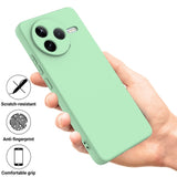 Xiaomi Poco F7 Pro EIDERWOOD Silicone Case with Strap - Green